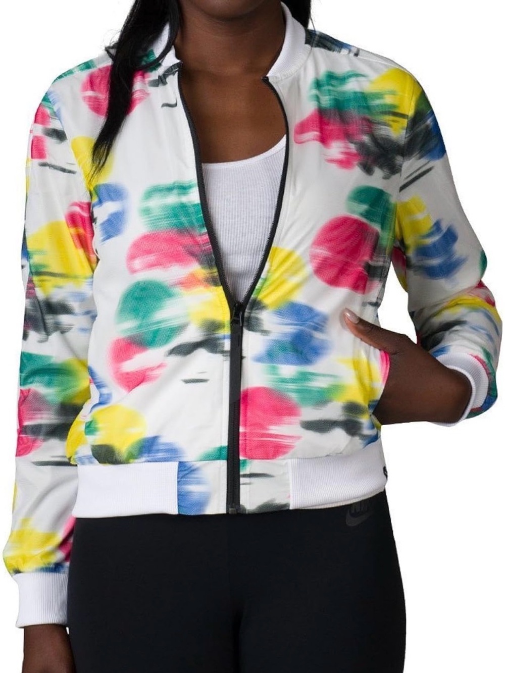 Puma Women's Sugar Print Bomber Jacket